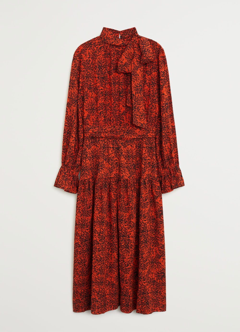 Midi printed dress - Imagen 6