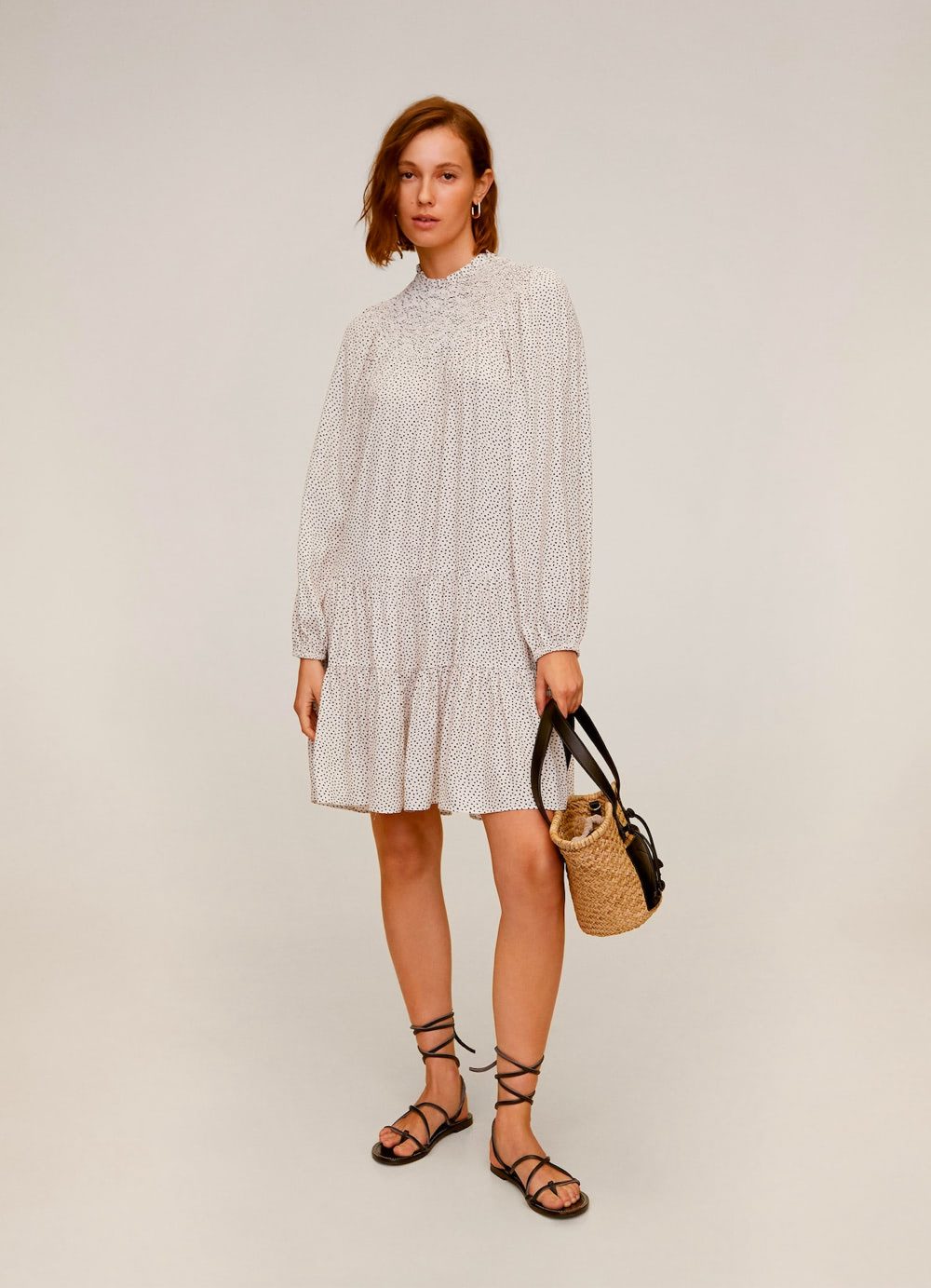 Printed stretch dress